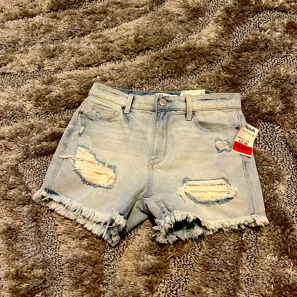 Denim shorts